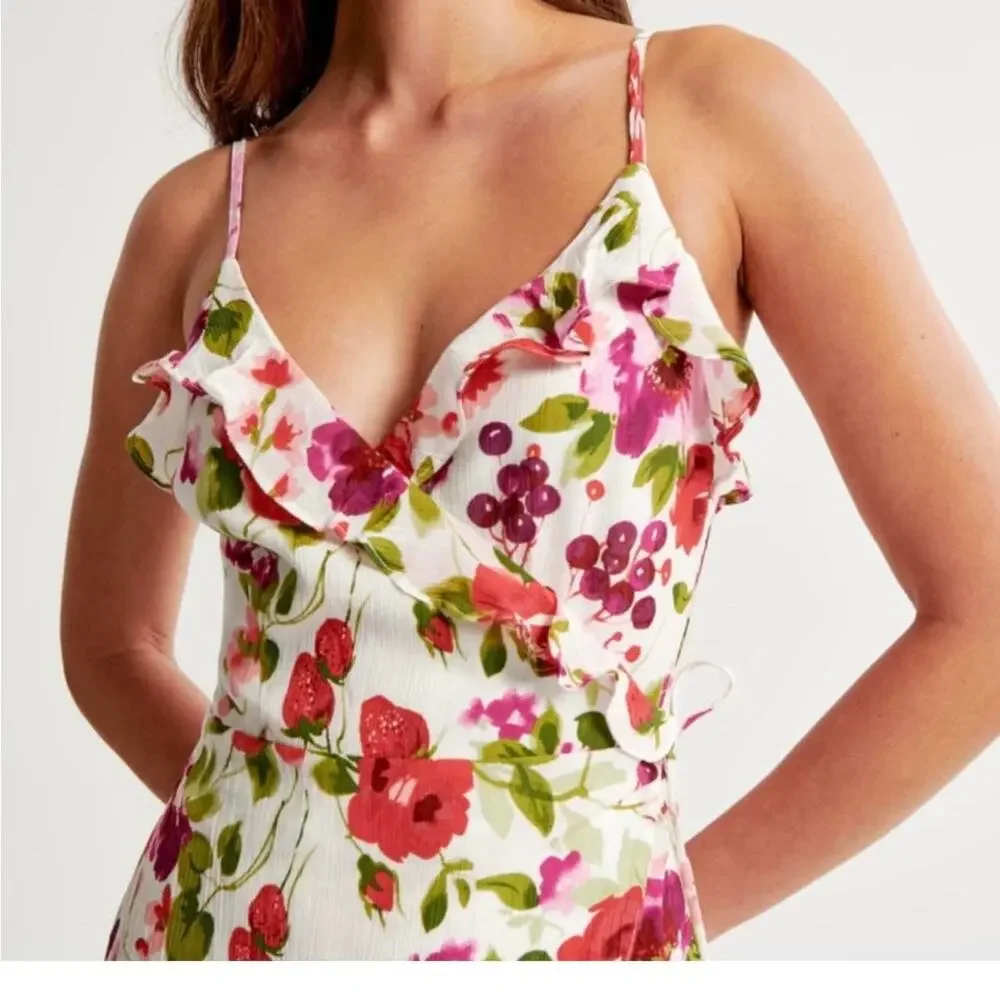 Abercrombie fitch floral midi